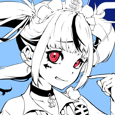 右に曲ガール covered by 新兎わい MVイラスト